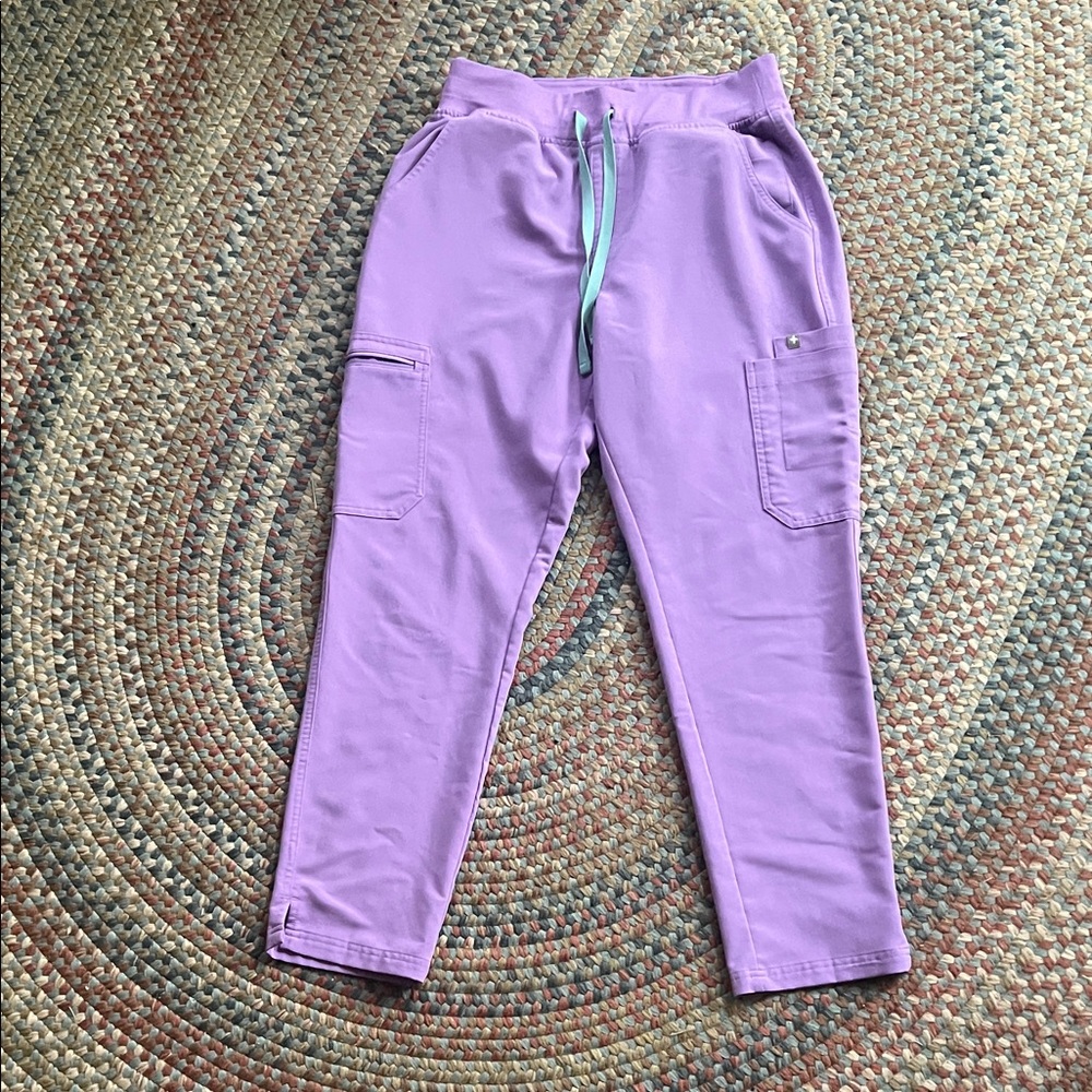 Figs lavender Lola Scub pants